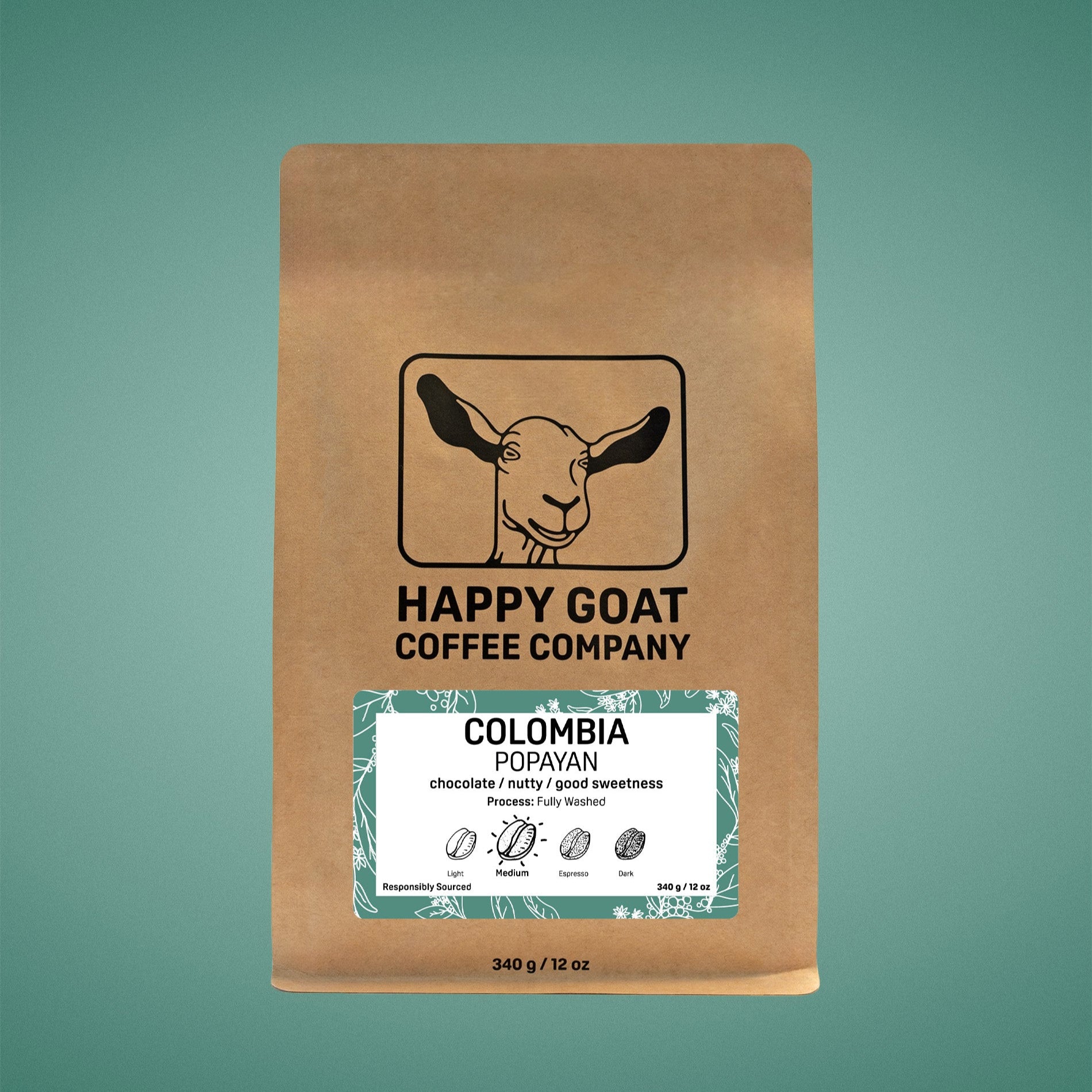 Colombia Popayan Medium Roast Coffee