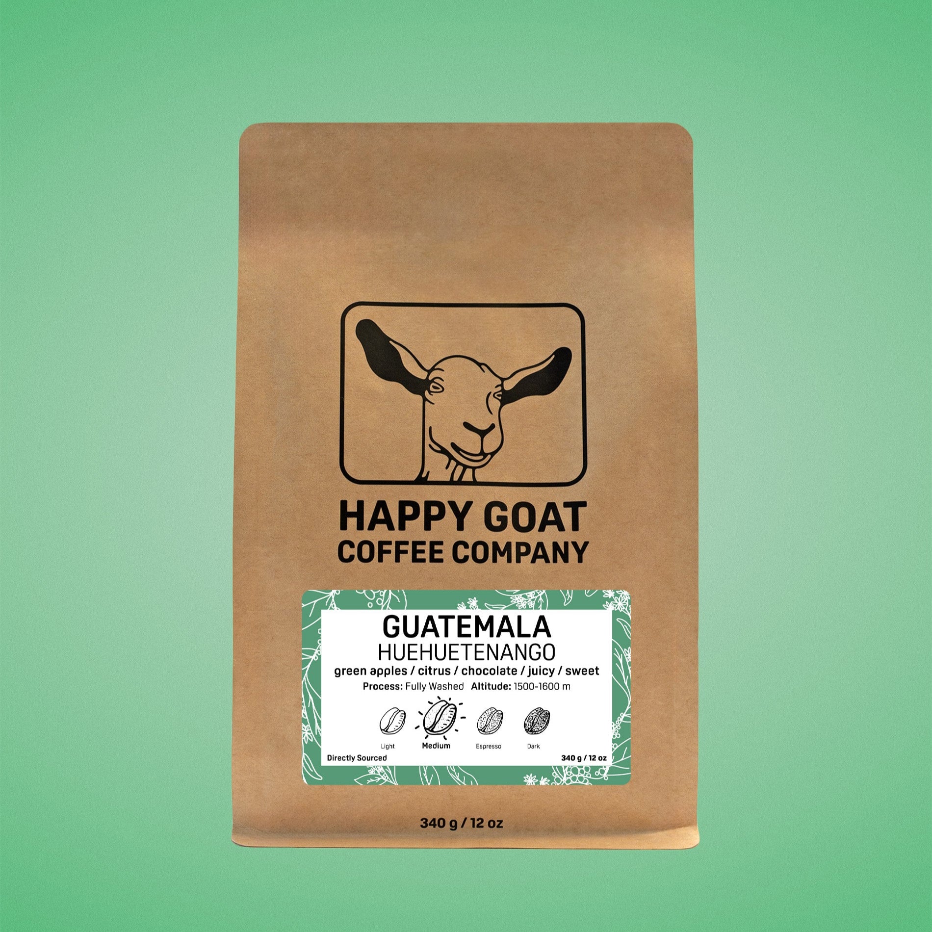 Guatemala Huehuetenango Medium Roast Coffee