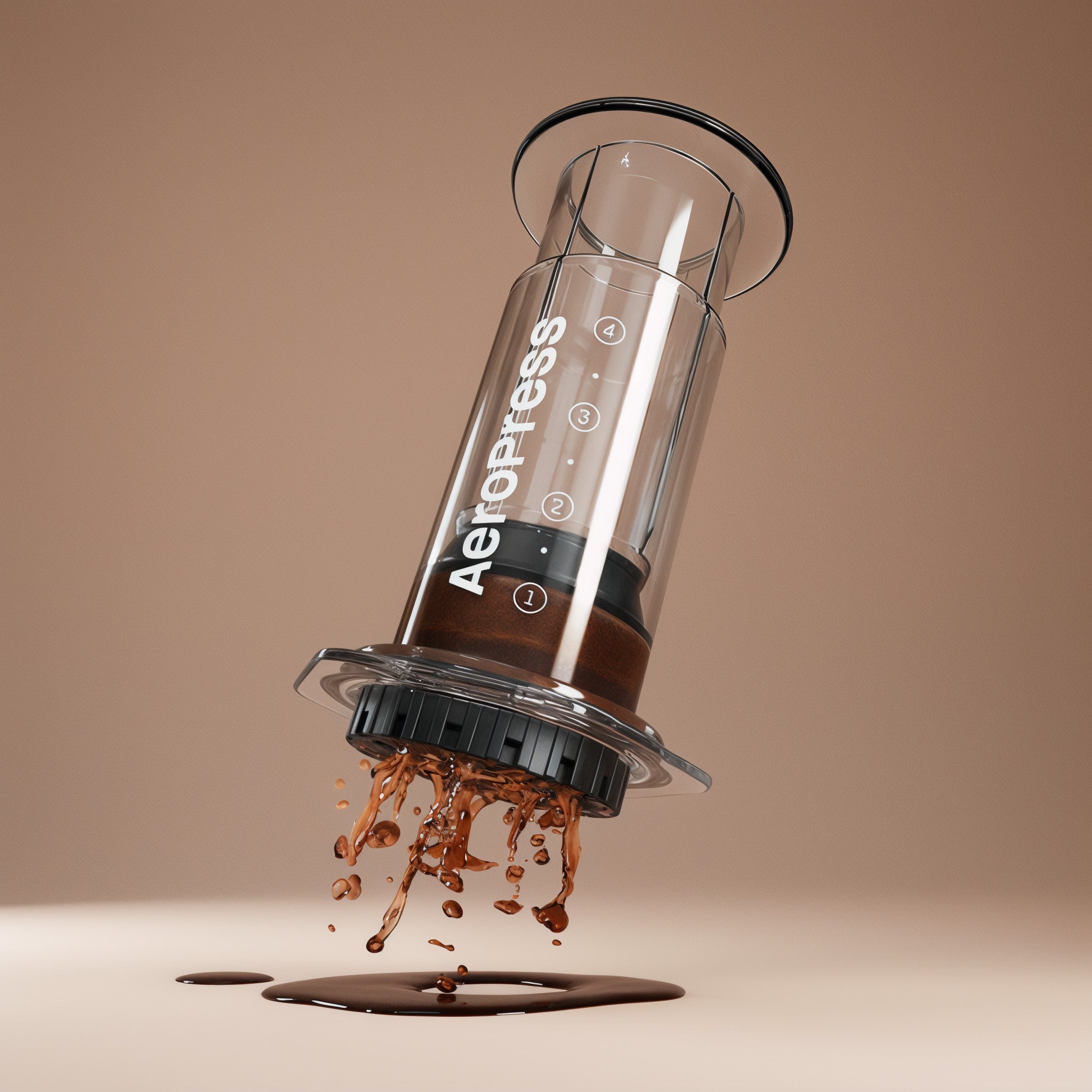 AeroPress Clear Coffee Maker Precision Brew in Minutes