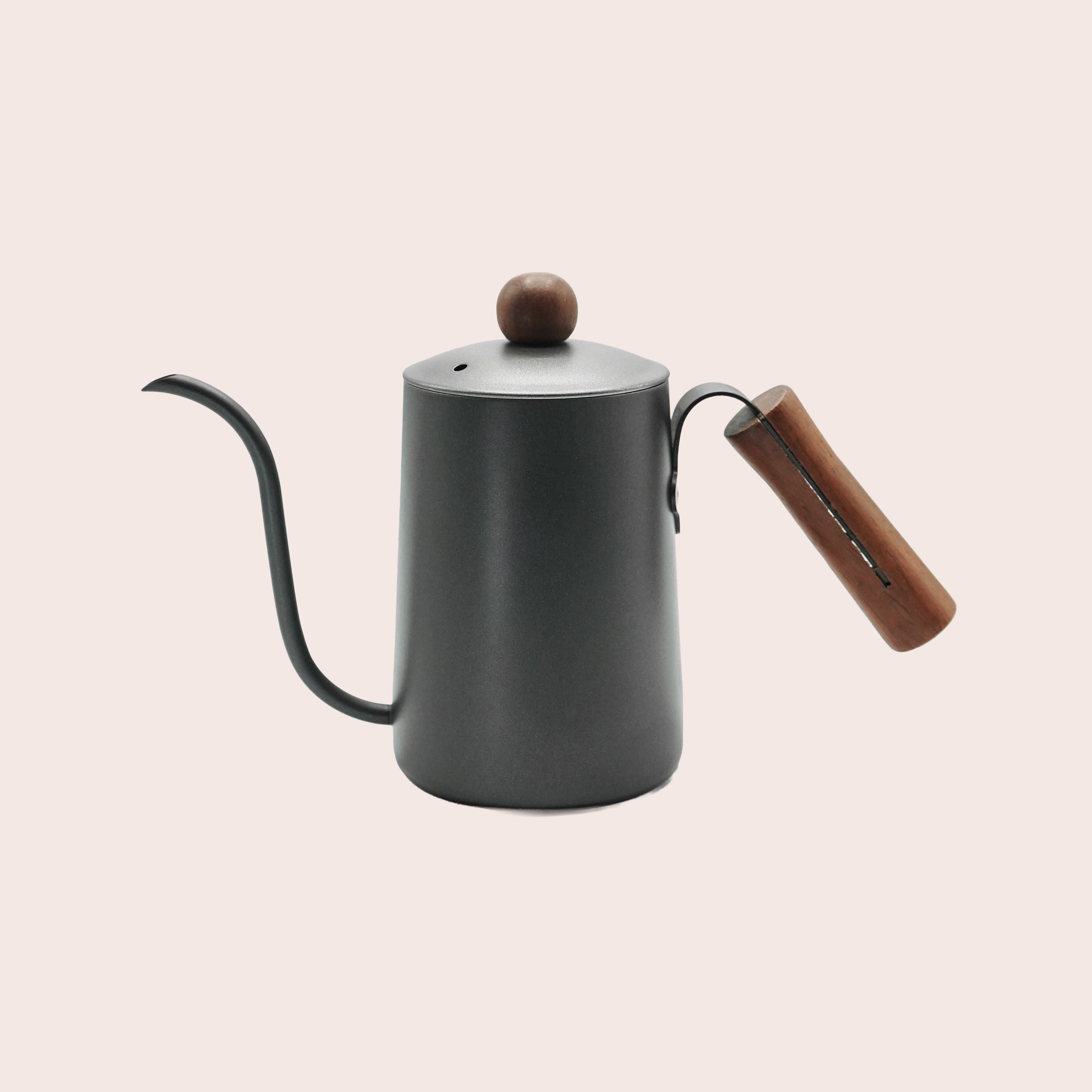 Wood Handle Gooseneck Kettle