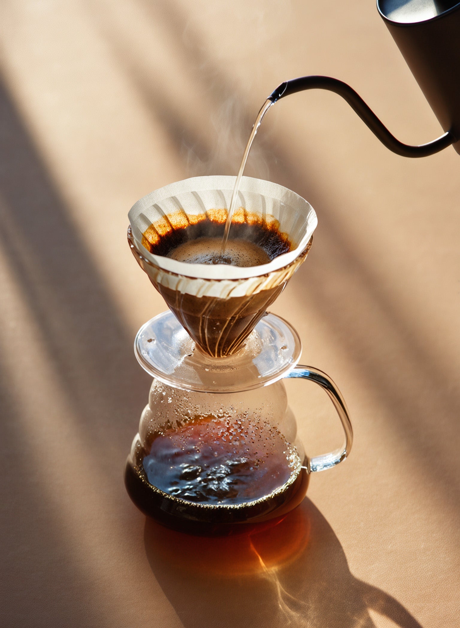 Chemex and happy goat ceramic mug