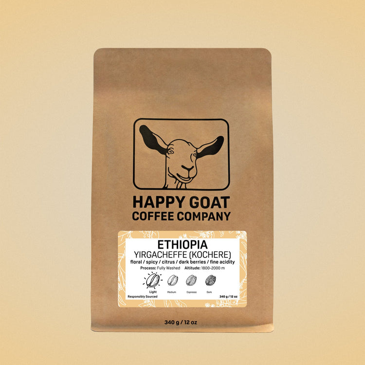 Ethiopia Yirgacheffe Light Roast Coffee