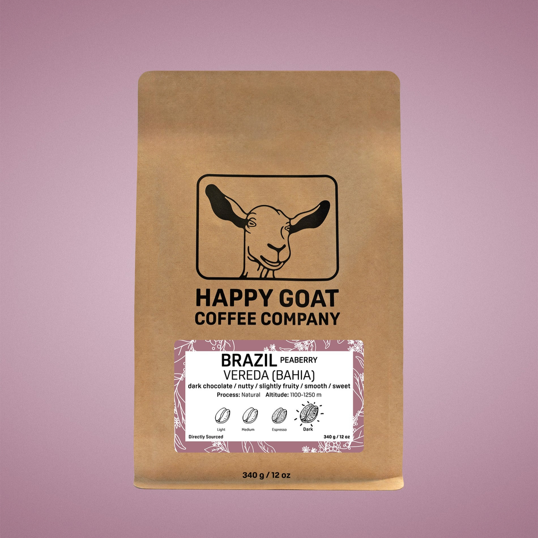 Brazil Peaberry Dark Roast Coffee