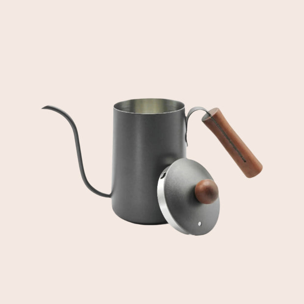 Wood Handle Gooseneck Kettle